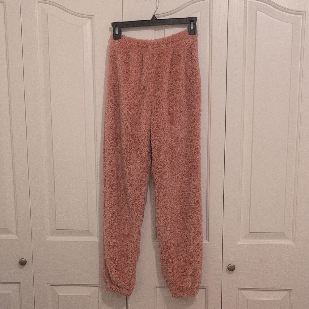 Fuzzy Pink Pants